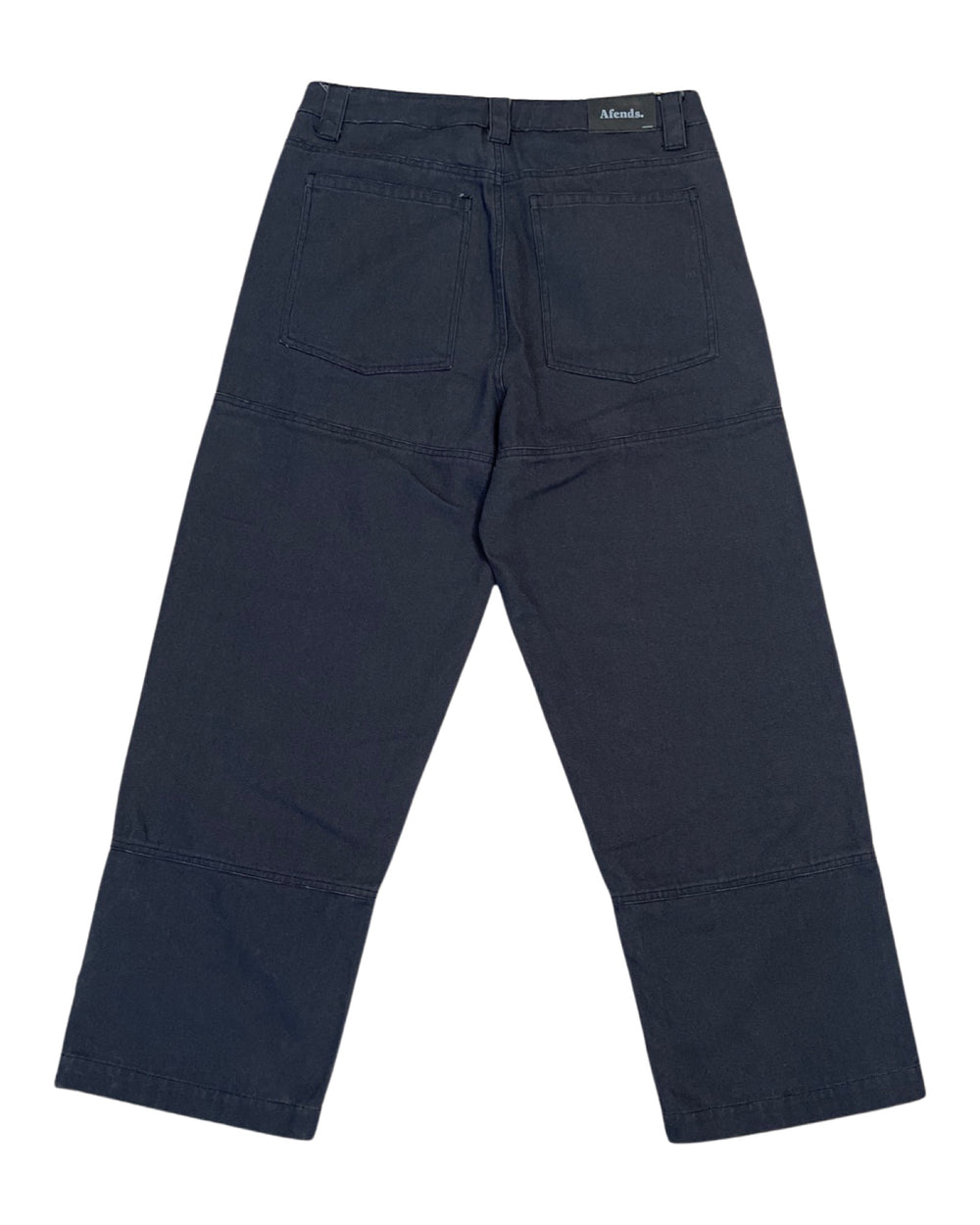 NWT - Afends Foreword Unisex Organic Panelled Pants / Charcoal