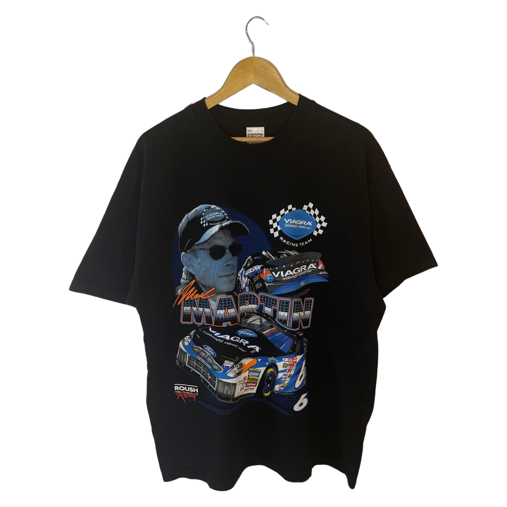 
                  
                    Vintage NASCAR Viagra Racing Team Mark Martin #6 T-Shirt - Size XL
                  
                