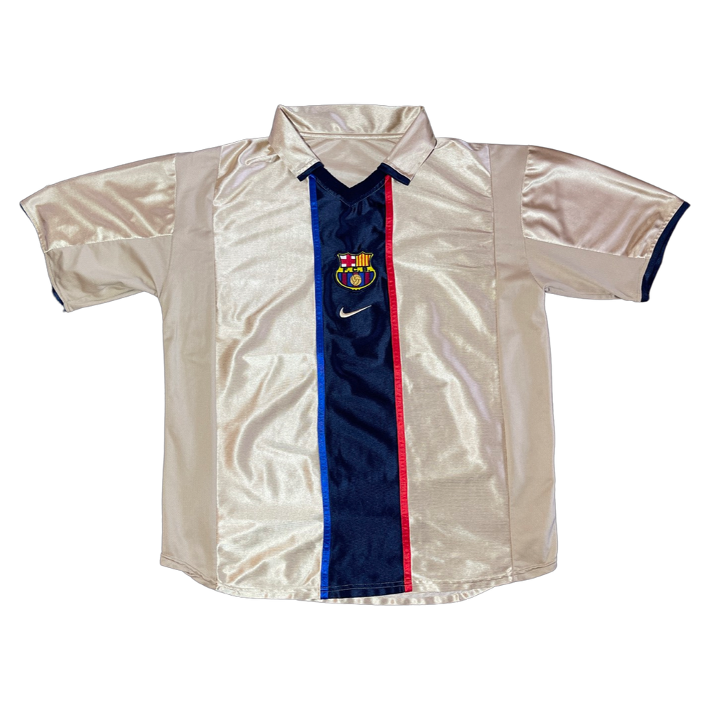 
                  
                    Vintage Nike 2001-2003 FC Barcelona Away Football/Soccer Jersey - Size L
                  
                