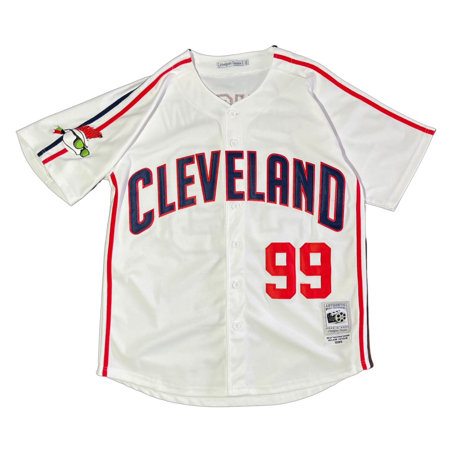 Major League Cleveland Indians Ricky Wild Thing Vaughn #99 Baseball T- Shirt