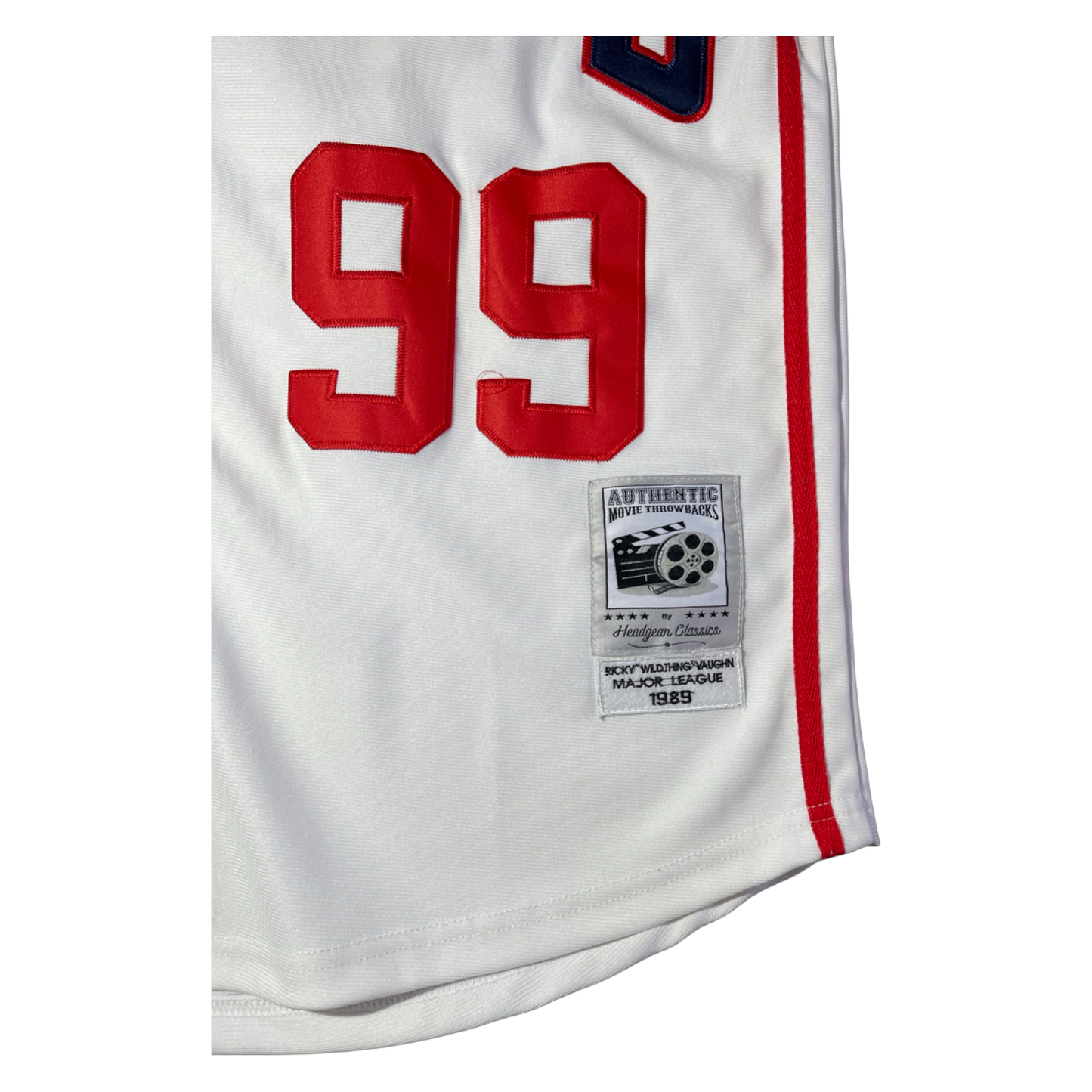 Ricky Vaughn Men's Cleveland Guardians Home Jersey - White Authentic