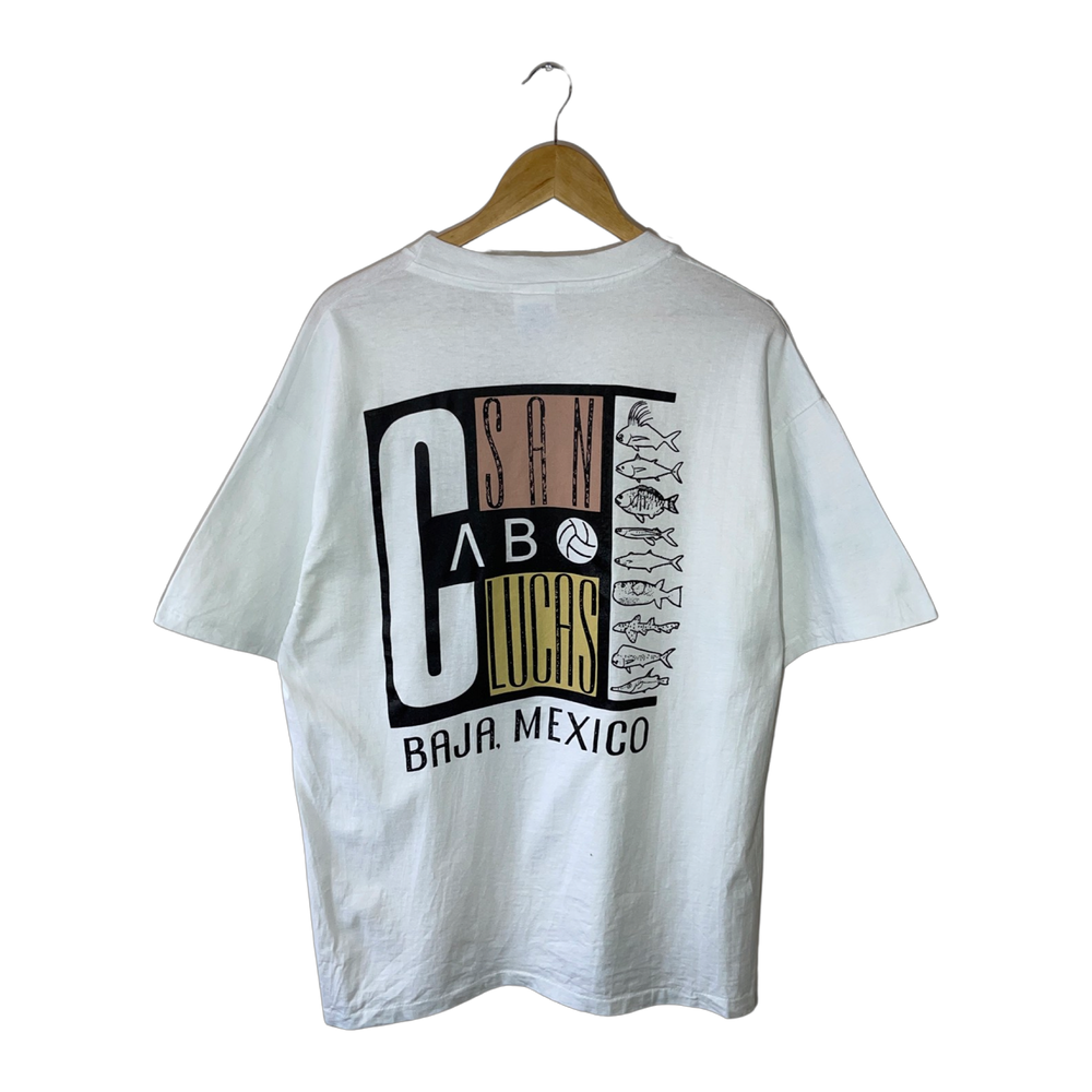 Vintage Hanes Beefy Cabo San Lucas Single Stitch T-Shirt - Size XL
