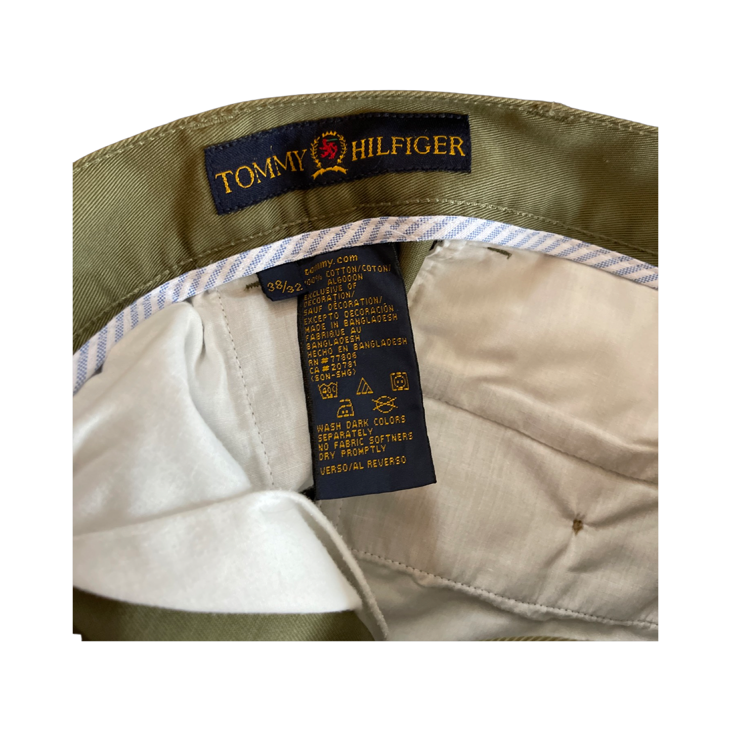Forkert Prisnedsættelse Menda City Vintage Tommy Hilfiger Chino Pants - Size 38 – eKONIQ