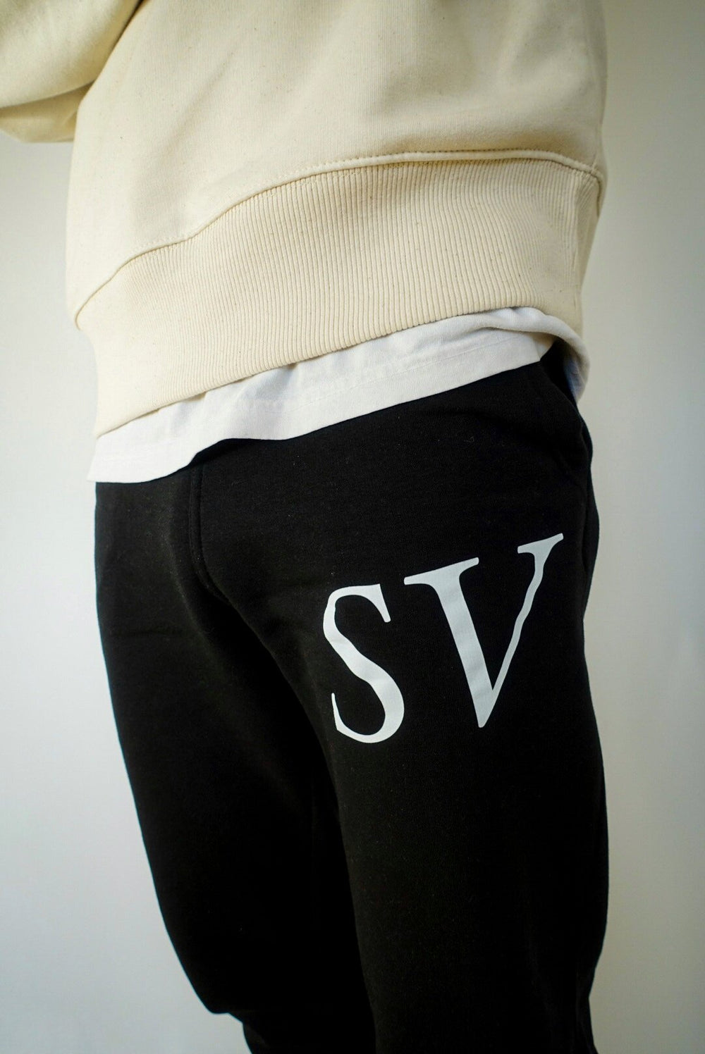 SV Italic Sweatpants - Black