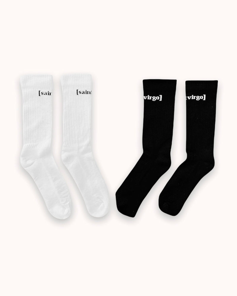 
                  
                    Logo Socks - Black & White
                  
                