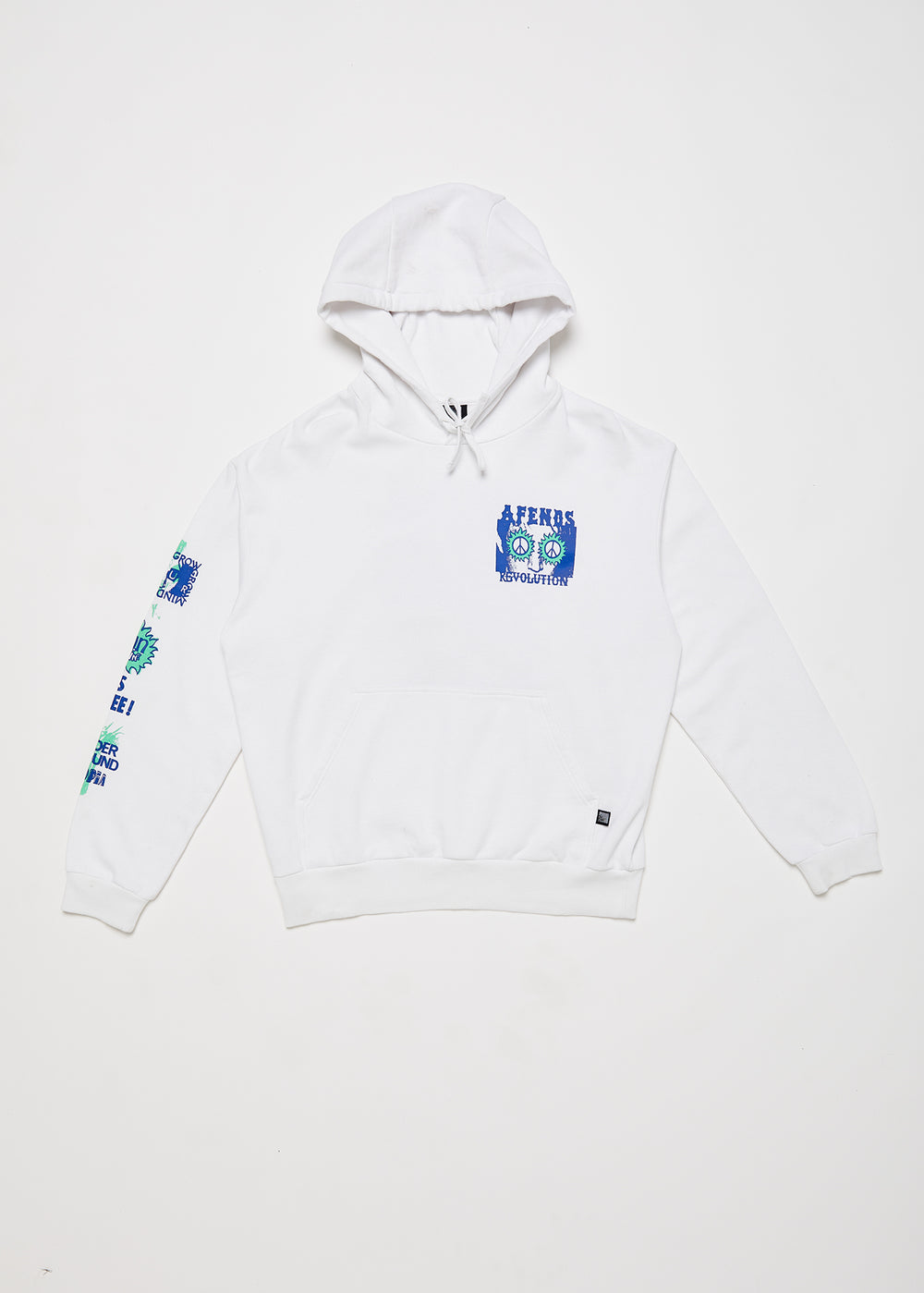 Utopia - Organic Pull On Hood / White