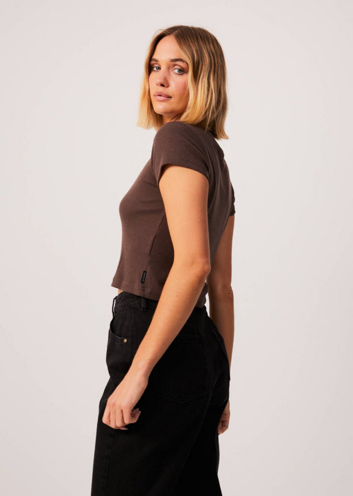 
                  
                    Faith - Hemp Ribbed T-Shirt / Coffee
                  
                