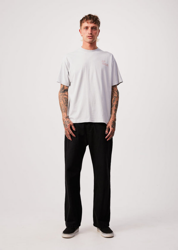 
                  
                    NWT - Afends Conditional Unisex Oversized Tee / Smoke
                  
                