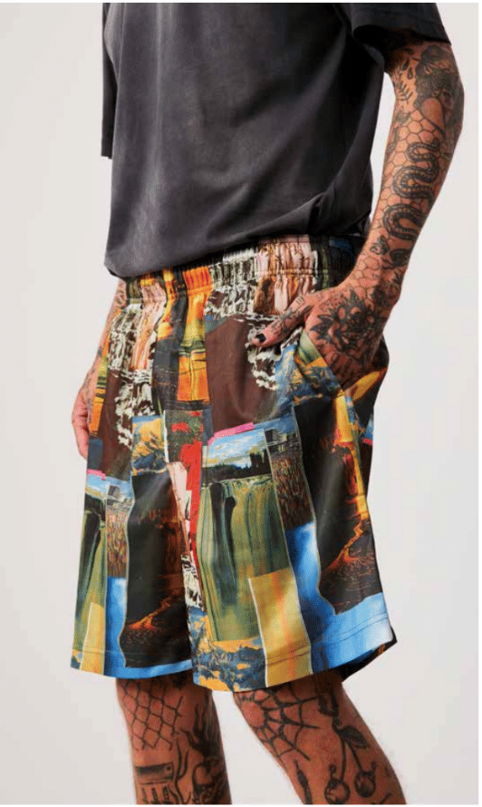Boulevard - Recycled Baggy Fit Short / Multi